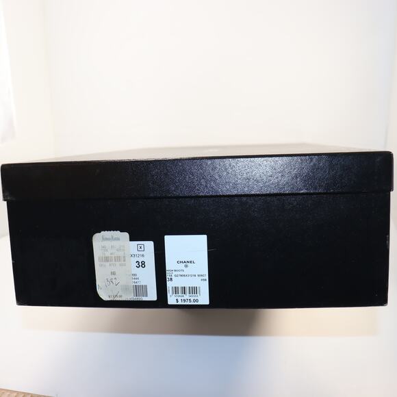Chanel Black Boot Box 23x13x5 Large Gift or Storage Box - Picture 6 of 6